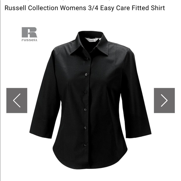 💙Bundle 3 for $19 - Russell Collection 3/4 Sleeve Shirt - Picture 8 of 9